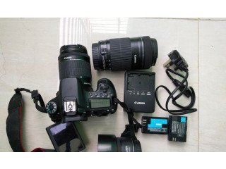 Canon 70D With All Accessories and Lens